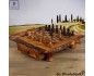 Schachspiel mit Schublade incl. Figuren Rustikal